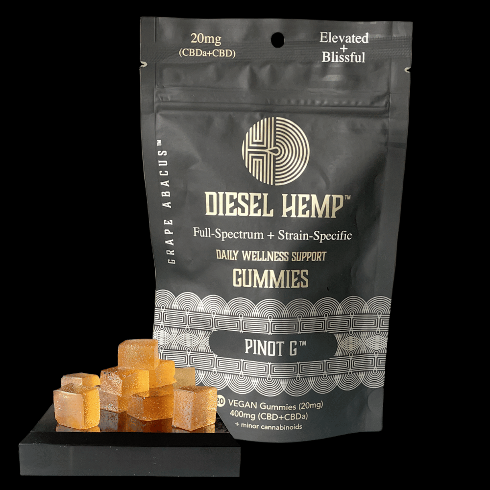 pinot G CBDA gummies