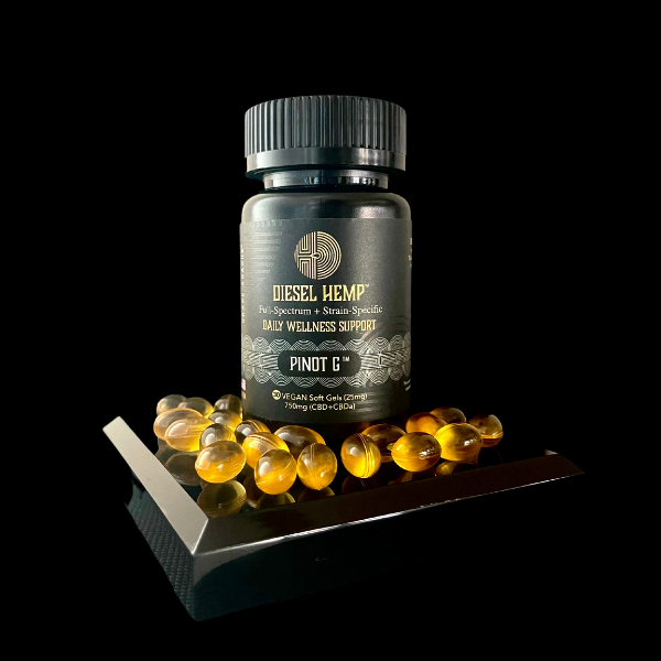 Pinot G CBDA soft gels